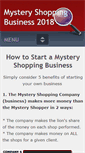 Mobile Screenshot of mystery-shopper-business.com